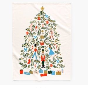 NWT Rifle Paper Co Holiday Tea Towel